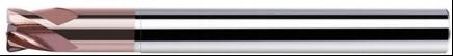 Wear Resistant 4 Flute End Mills 50-60HRC Hardness For Automotive