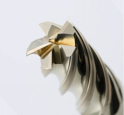 304 316L Stainless Steel End Mills Fast Heat Dissipation For Machining