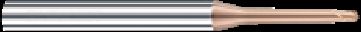 Thermal Resistant Tapered Ball Nose Bit Tapered Ball End Mill With 2 Flutes