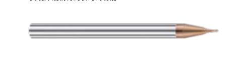 Y Coating Ball Nose End Mills 50-65HRC Long Term High Rigidity