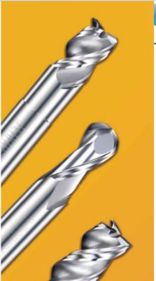 Square High Efficient End Mill 40 Degrees Helix Angle Standard For General Purpose Milling