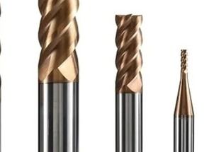 High Durability Stainless Steel End Mills 4 Flute High Precision For Slotting