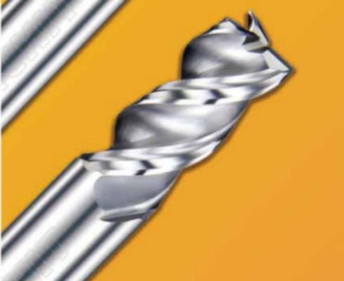 2 Flutes Aluminum End Mills High Accuracy With Heat Resistance