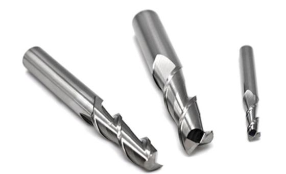 High Efficient Aluminum End Mills Long Lasting Uncoated With 30 Degrees Helix Angle