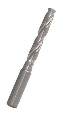30° Helix Angle Solid Carbide Gun Drill Standar Umur Panjang Solid Carbide Step Drill
